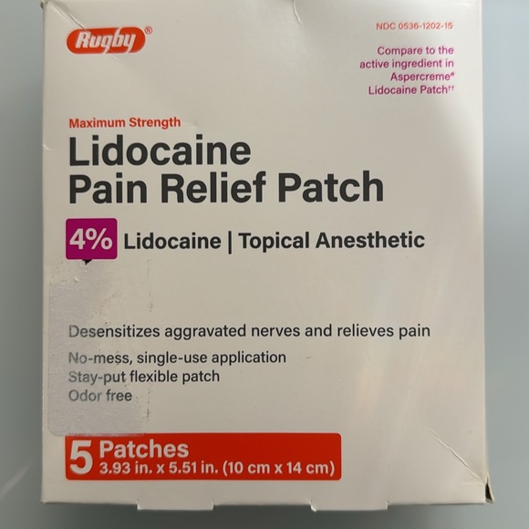 Back pain hot/cold pack, back support & lidocaine patches - Picture 11 of 14